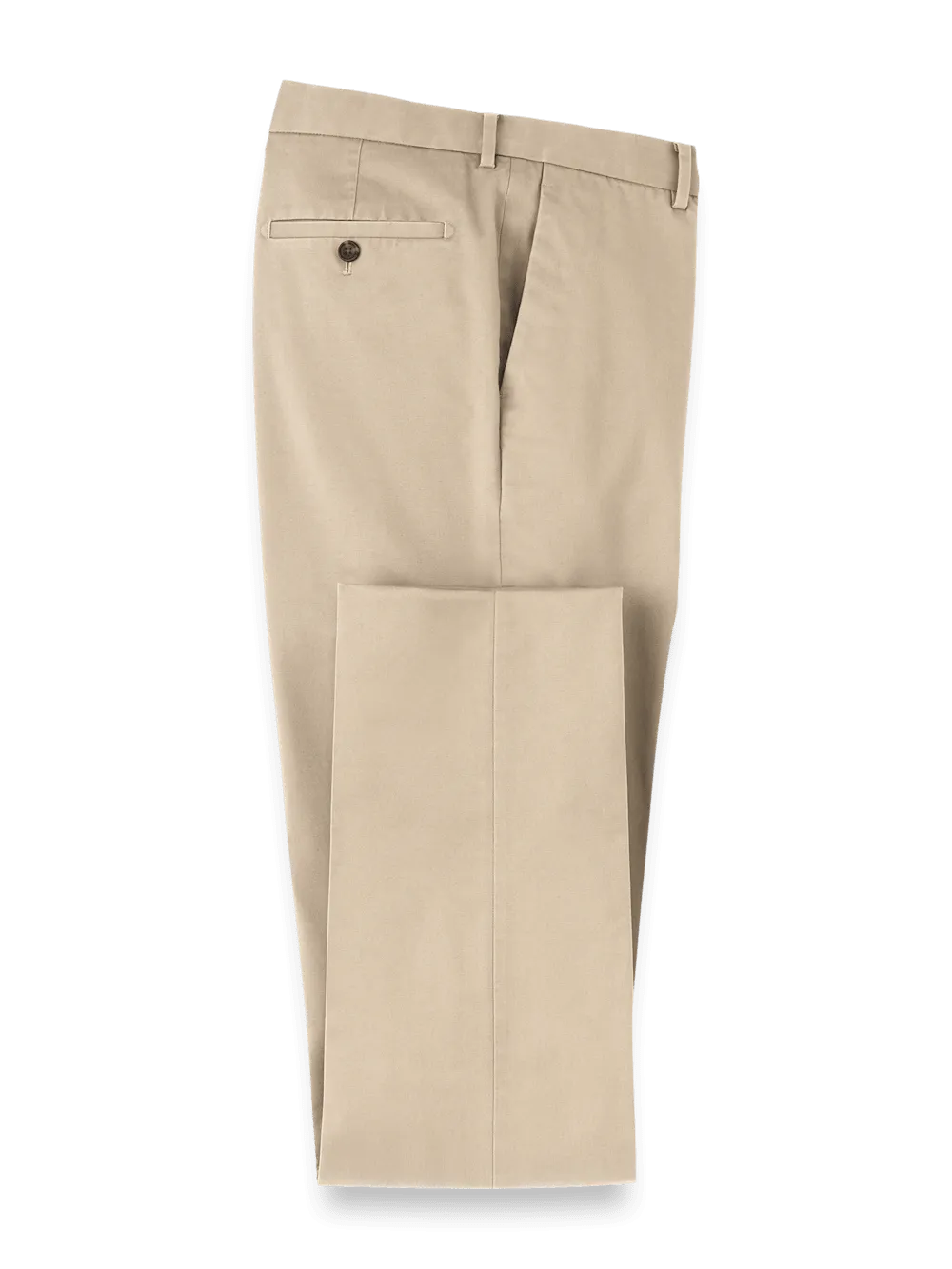 Non-Iron Cotton Stretch Twill Pant - Tan