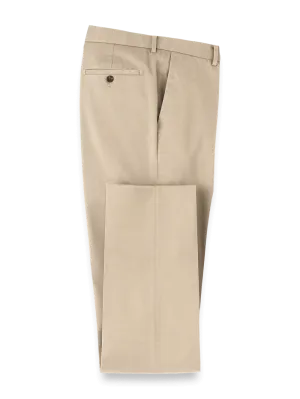 Non-Iron Cotton Stretch Twill Pant - Tan