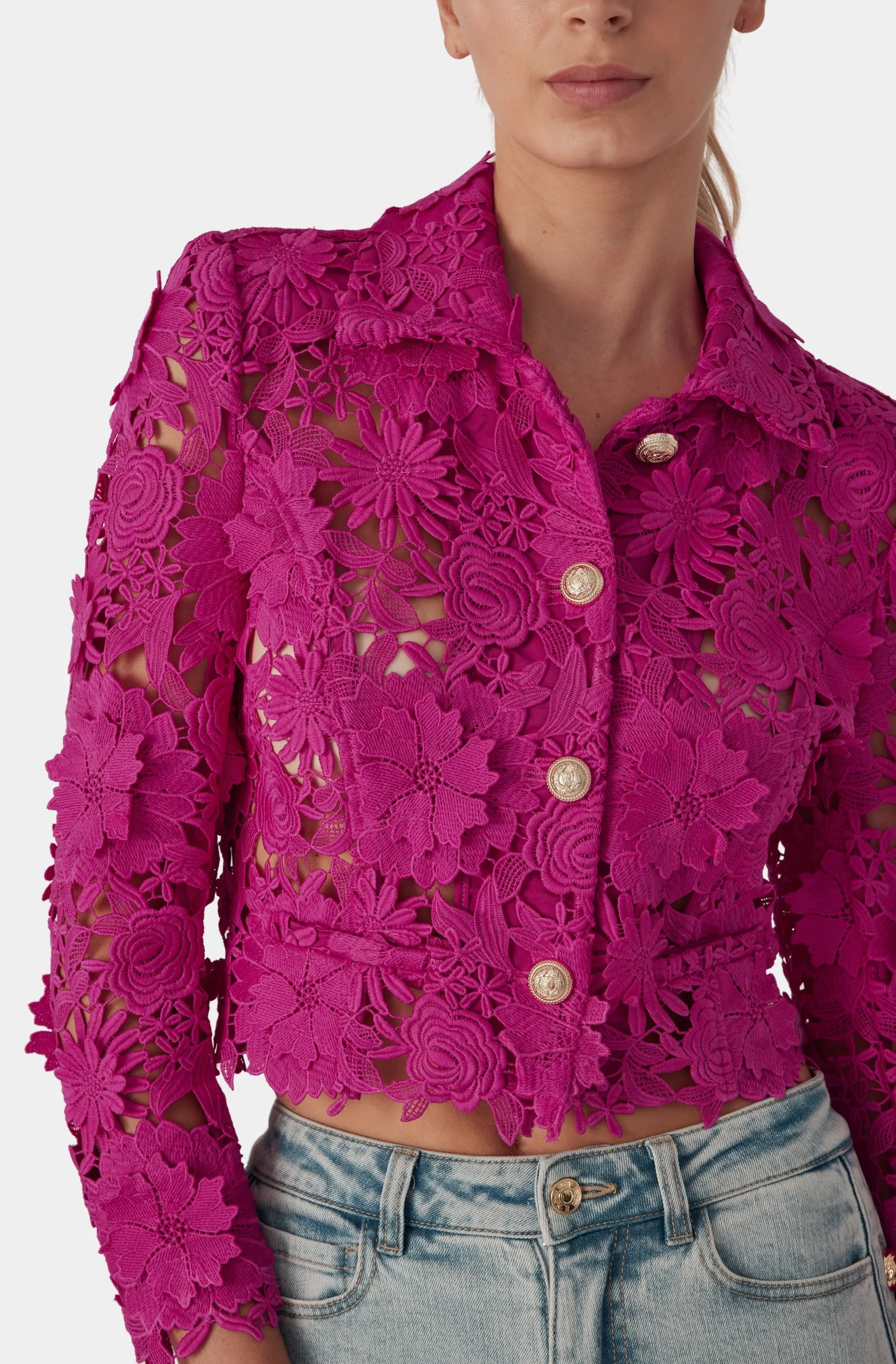 Oliver 3D Lace Jacket