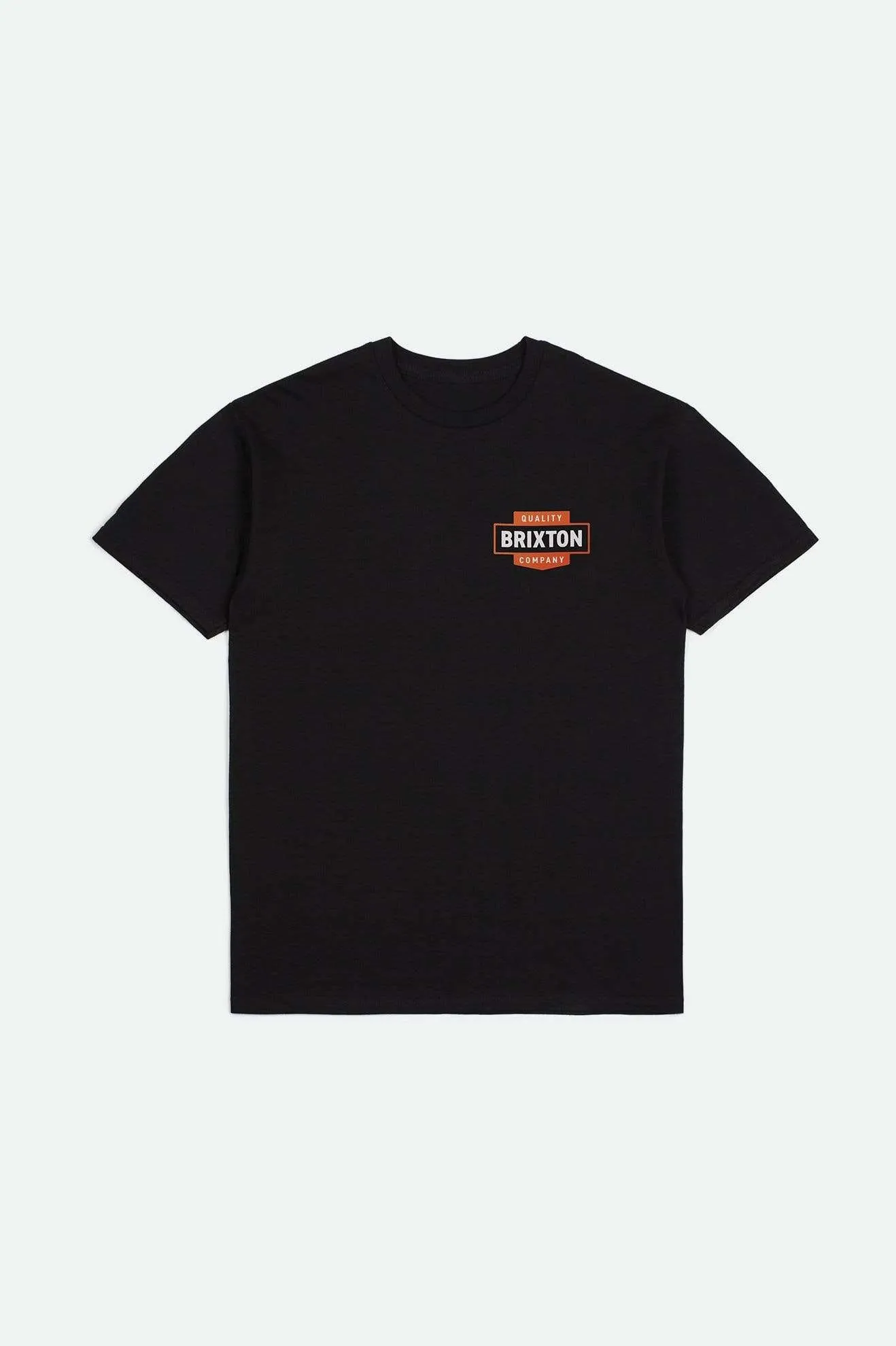 Osborn S/S Standard T-Shirt - Black Worn Wash Brixton