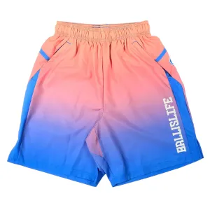 P3 Performance Shorts in Sunset Orange Ballislife