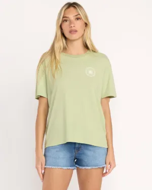 Paradise Calling Tee - Pistachio Billabong