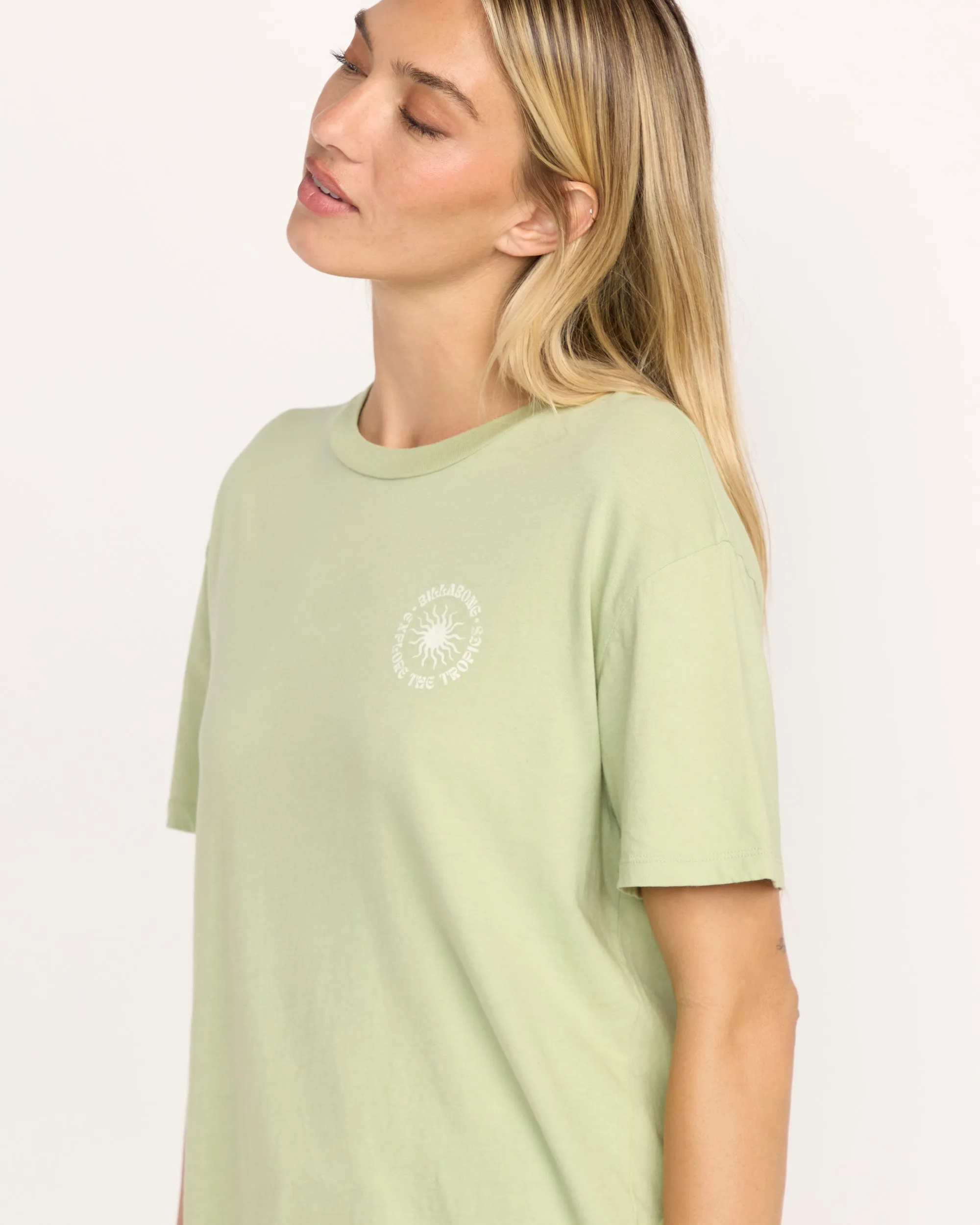 Paradise Calling Tee - Pistachio Billabong