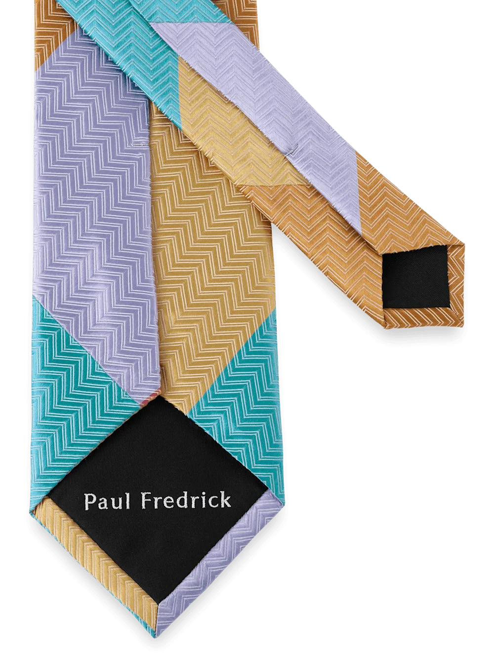 Patchwork Woven Silk Tie - Multi