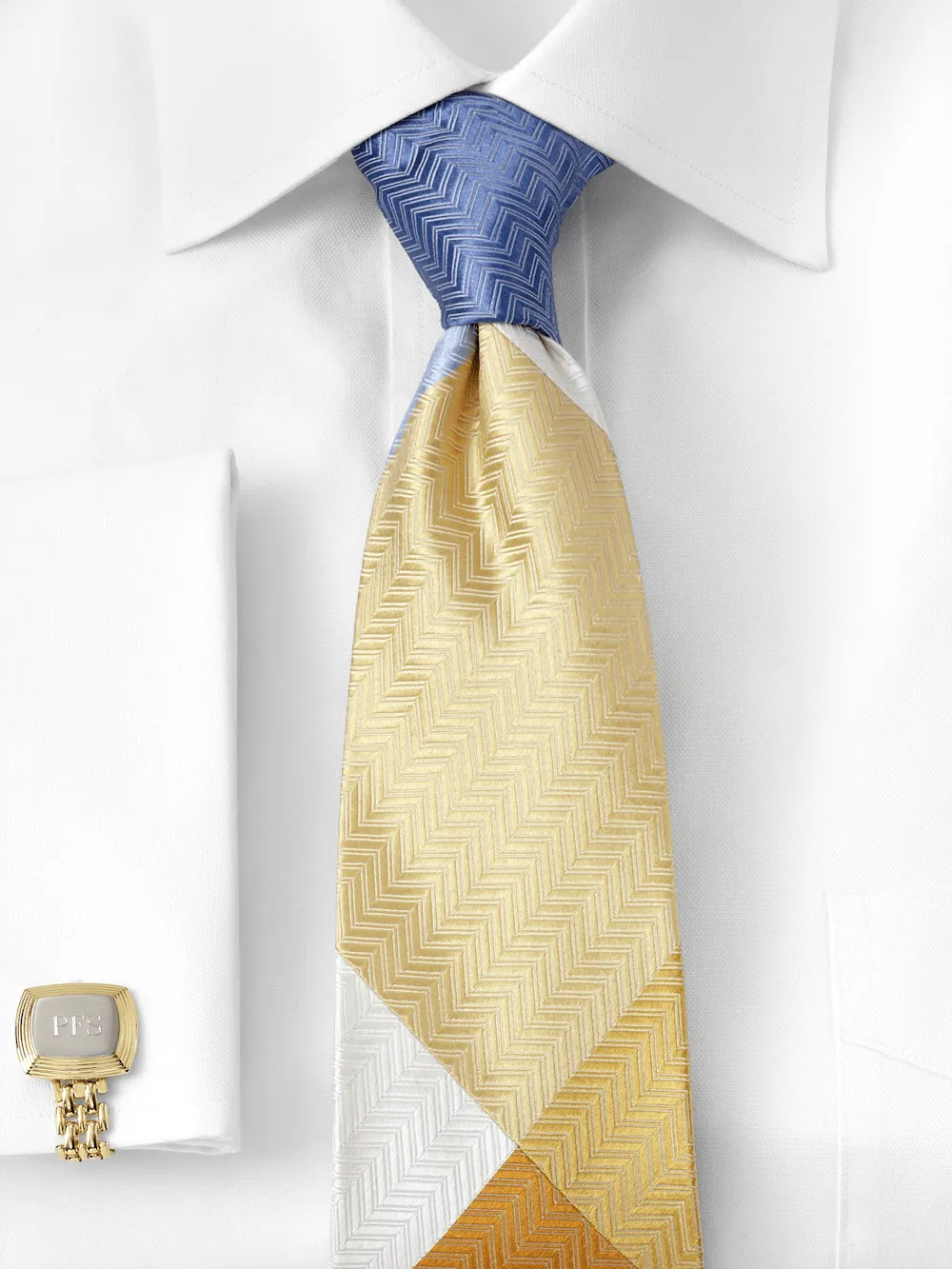Patchwork Woven Silk Tie - Multi