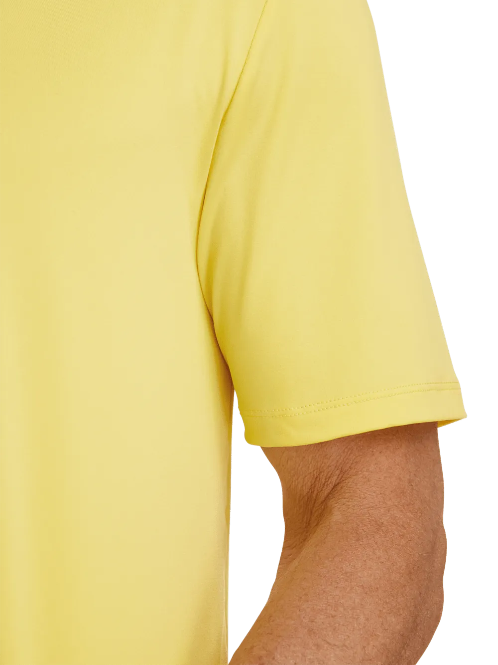 Performance Blend Three Button Polo - Light Yellow