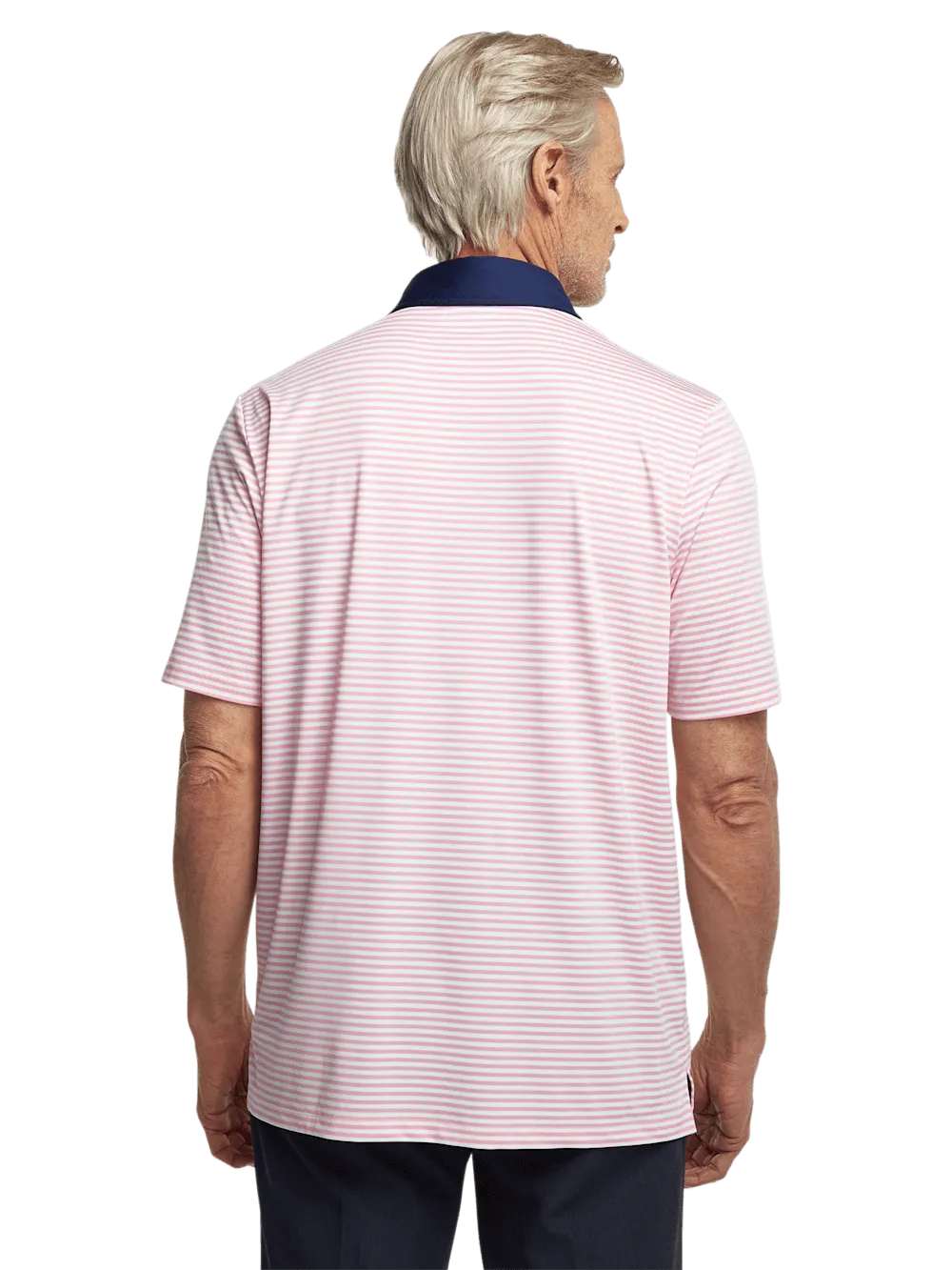 Performance Blend Three Button Polo - Pink