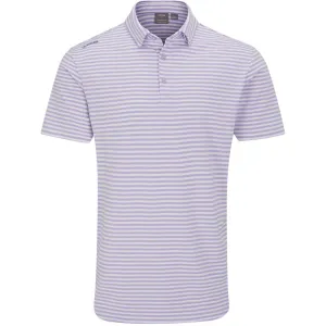 Ping Owain Polo Shirt - Purple Ash/White