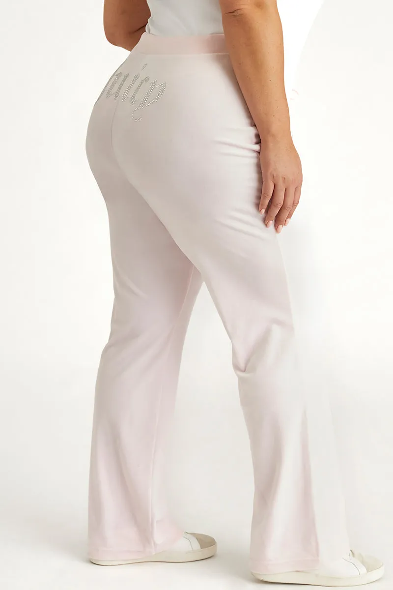 Plus-Size OG Big Bling Velour Track Pants Juicy Couture