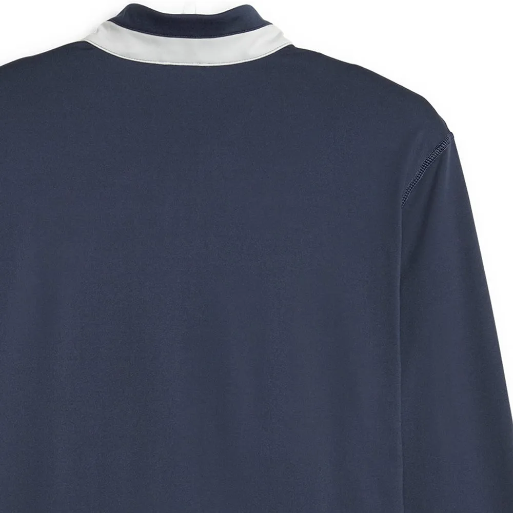 Puma Lightweight 1/4 Zip Pullover - Navy Blazer/Ash Grey