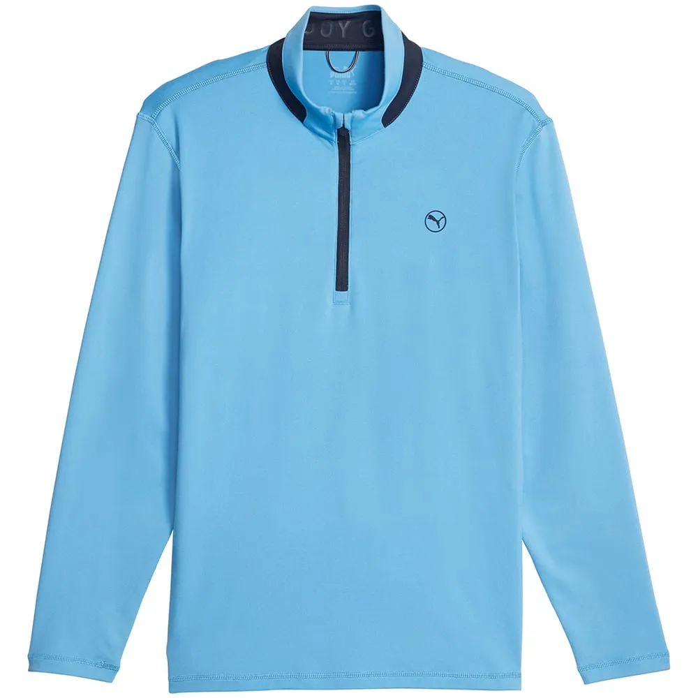 Puma Lightweight 1/4 Zip Pullover - Regal Blue/Navy Blazer