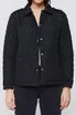 Rae Long Sleeve Snap Button Down Quilted Jacket