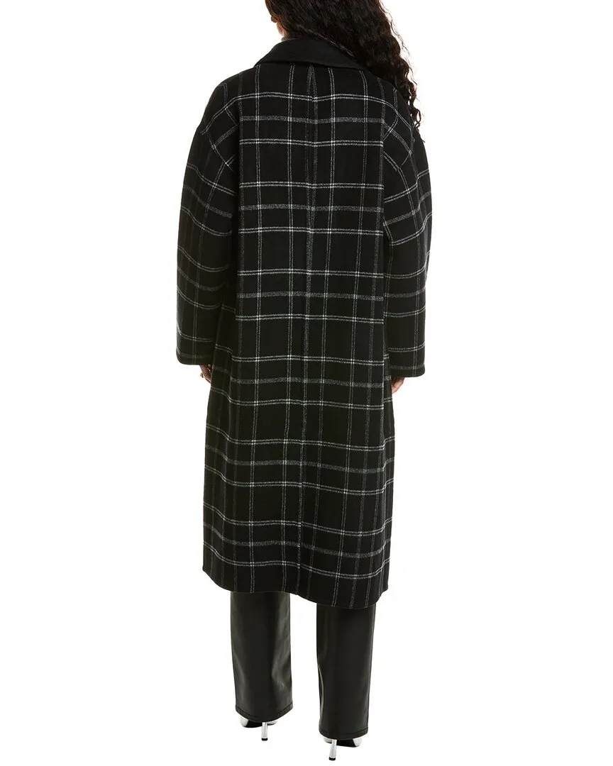 rag & bone Thea Plaid Wool Coat