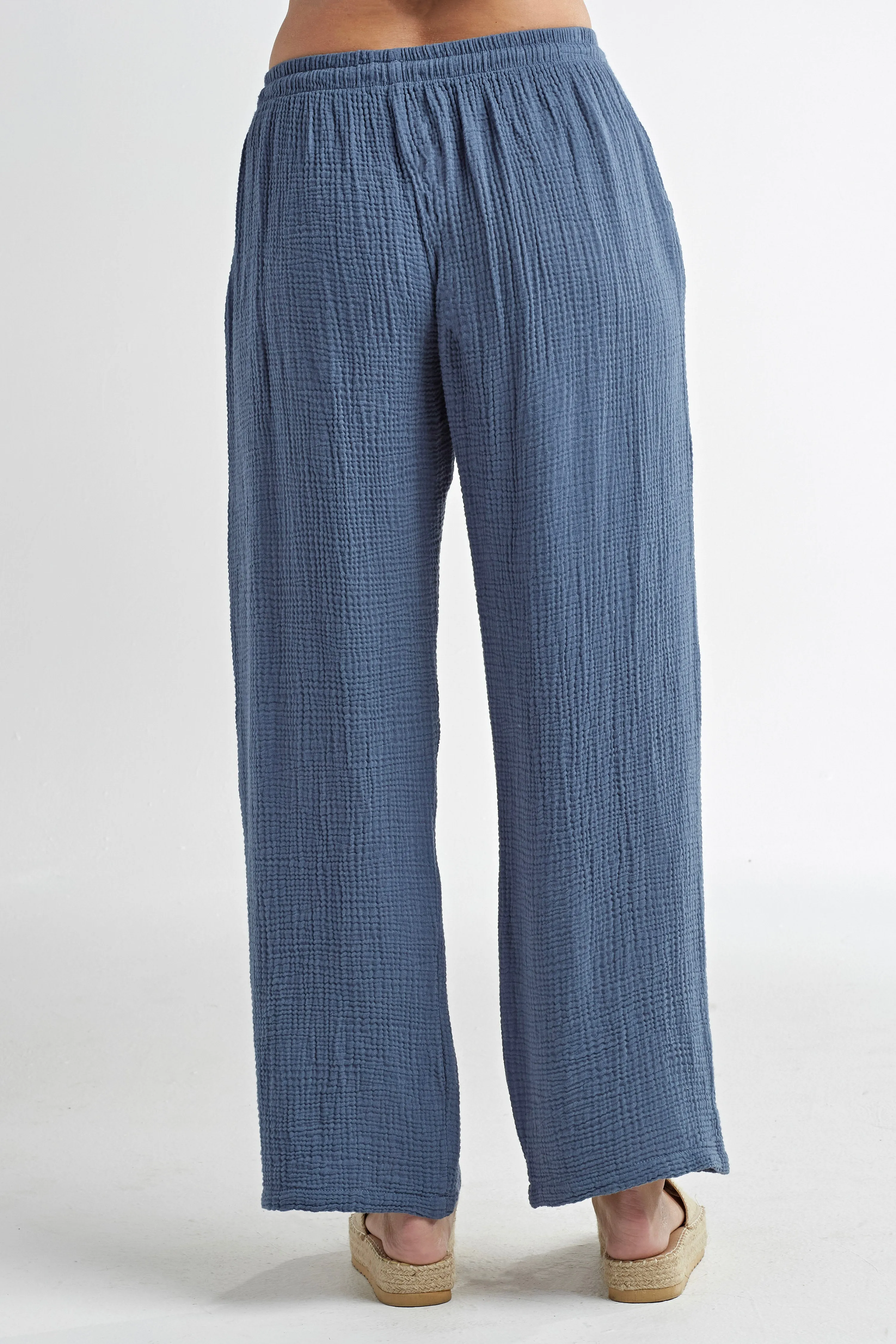 Red Haute Gauze Pants