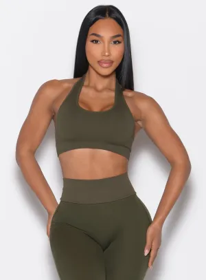 Rib Backless Bra Bombshell