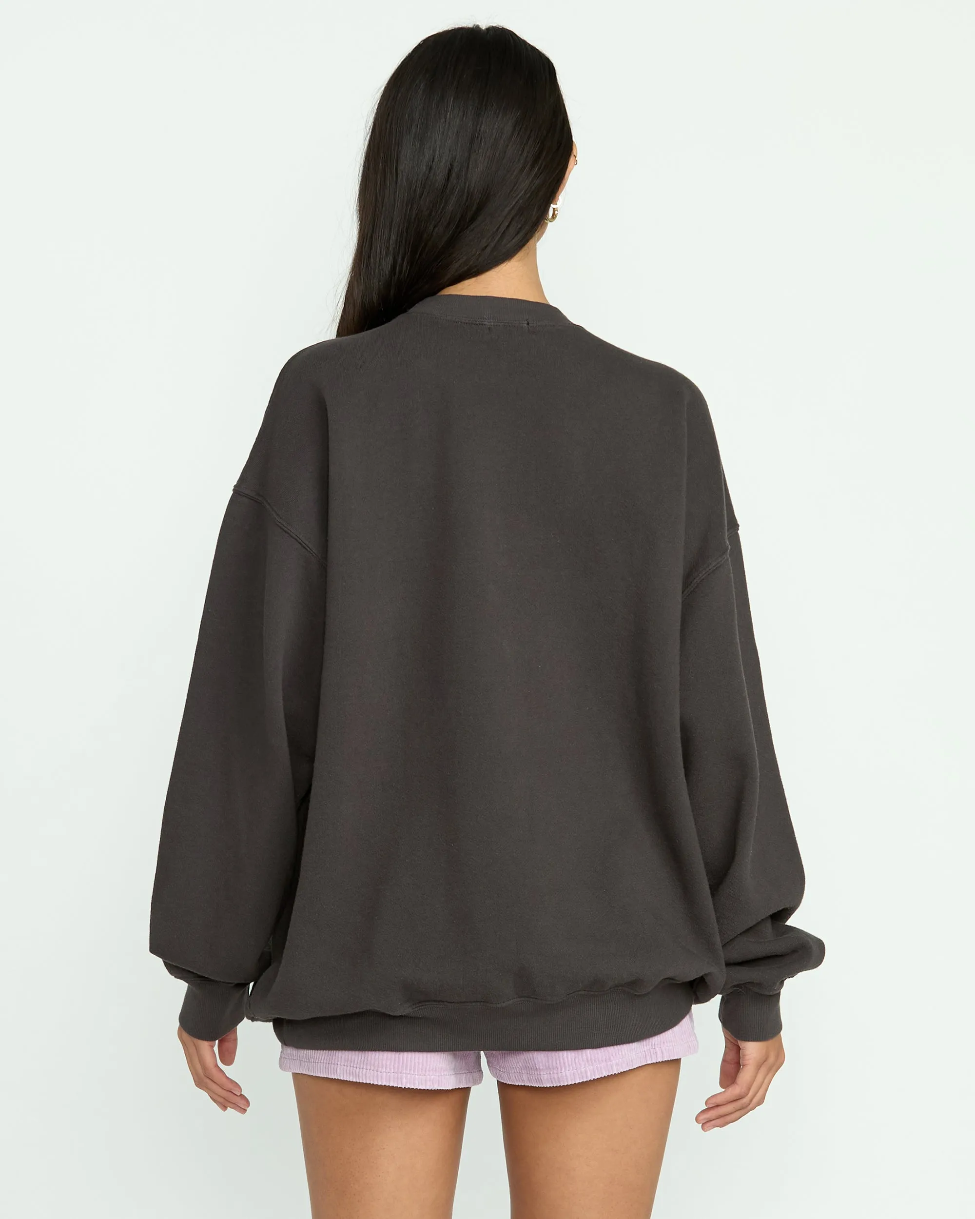 Ride In Crew Sweatshirt - Black Sands Billabong