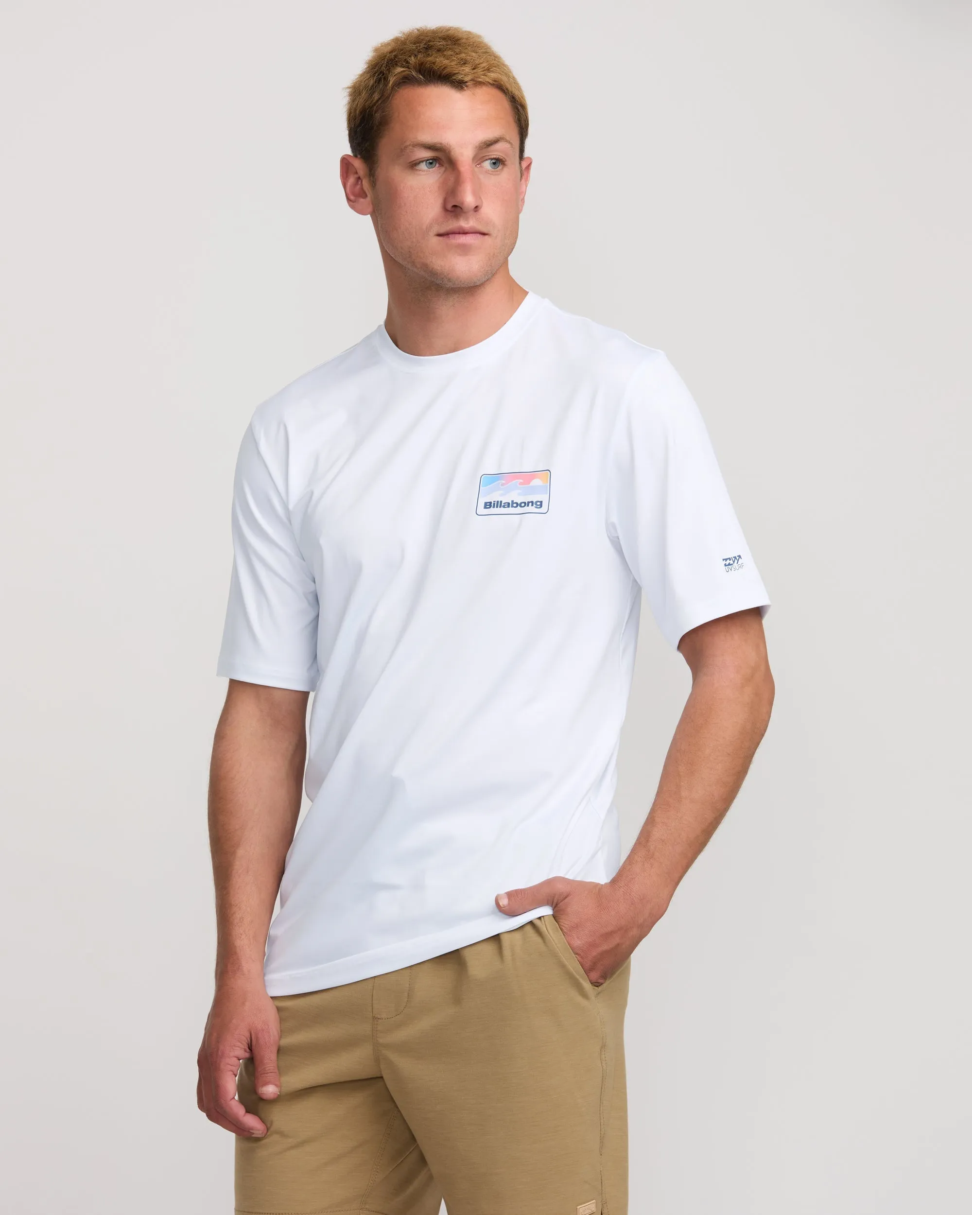 Runner Loose Fit Short Sleeve Surf Tee - White Billabong