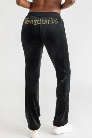 Sagittarius Customizable Big Bling Velour Track Pants Juicy Couture