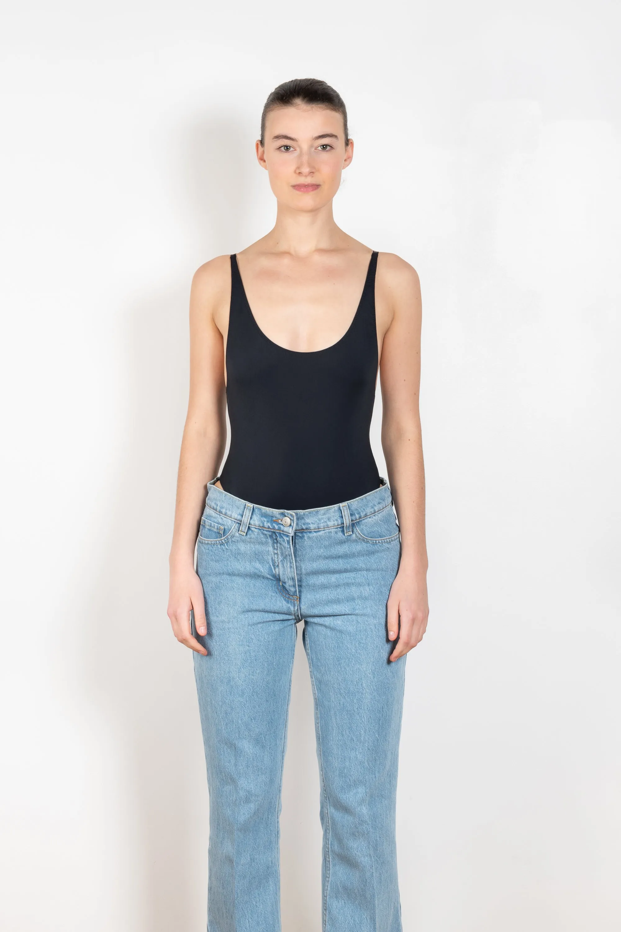 Scoop Neck Swimsuit