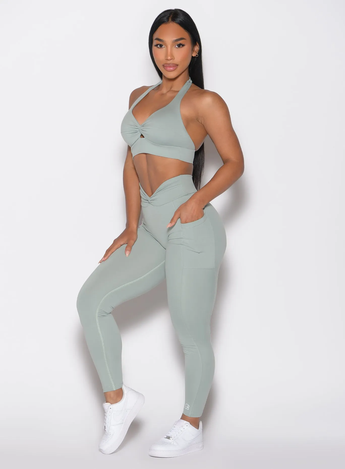 Sculpt Knot Leggings Bombshell