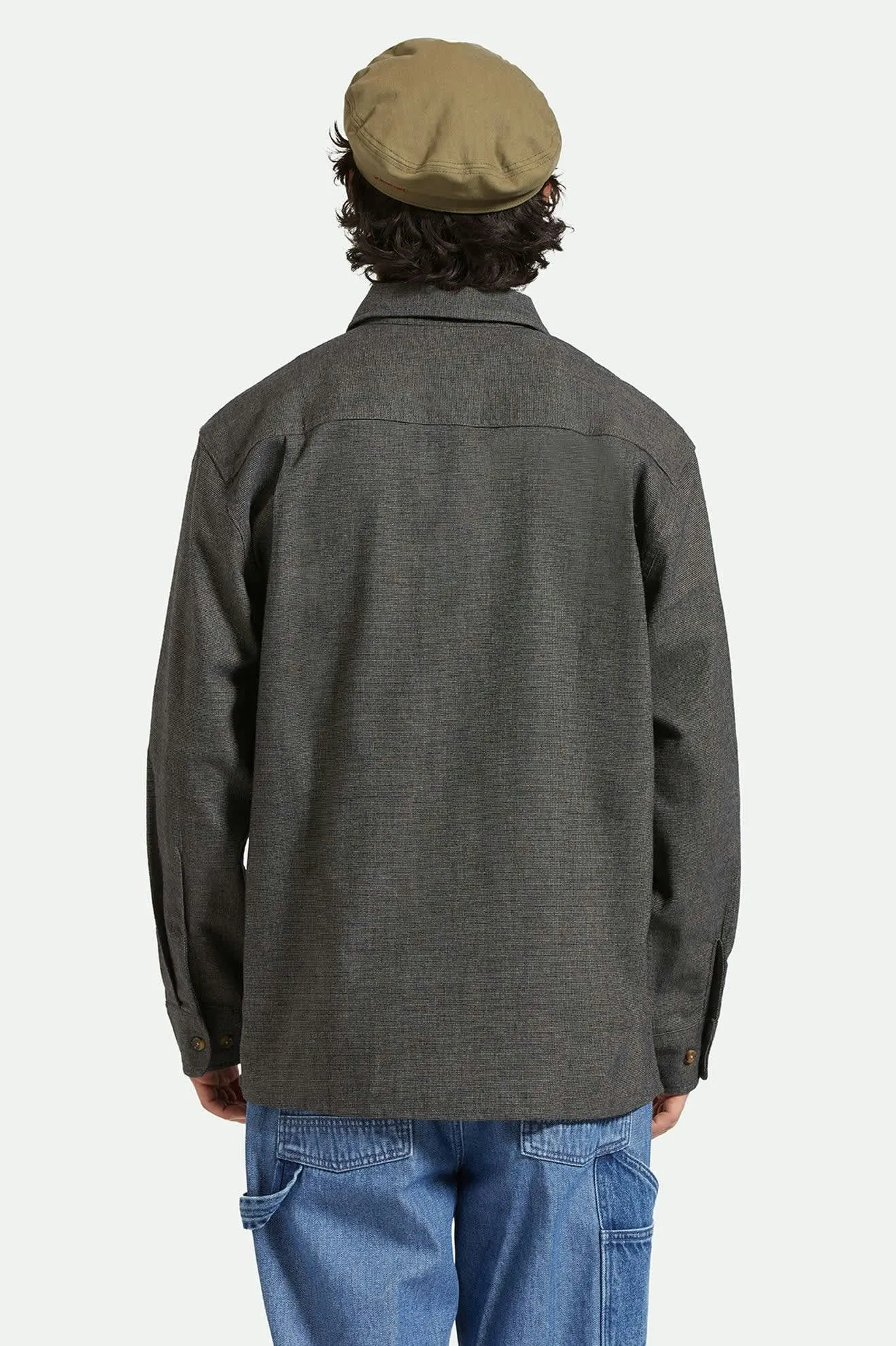 Selden L/S Overshirt - Mixed Tweed Brixton