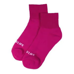 Solid Extra Cushioned Low Socks in Pink Ballislife