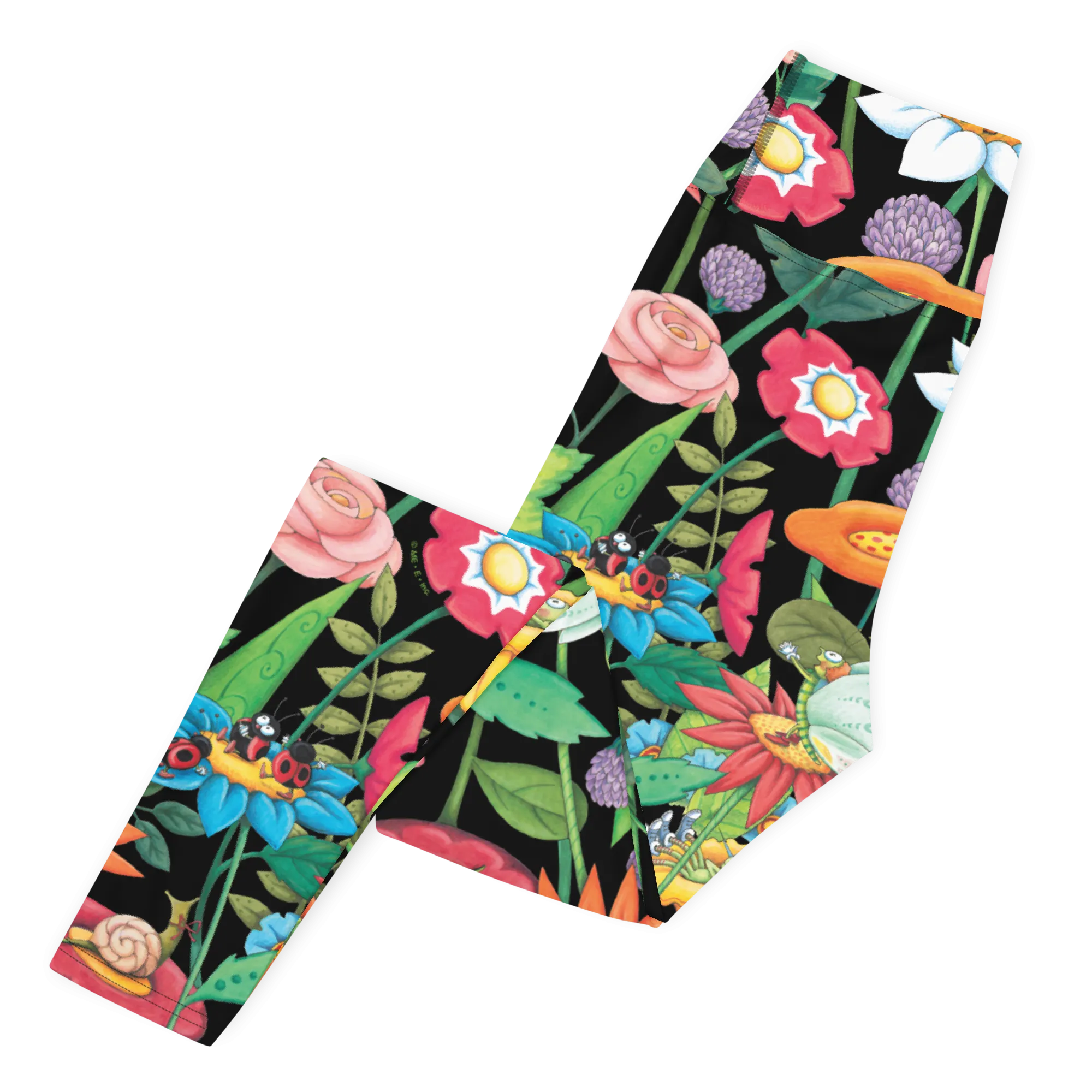 Spring Forest Garden Yoga Leggings