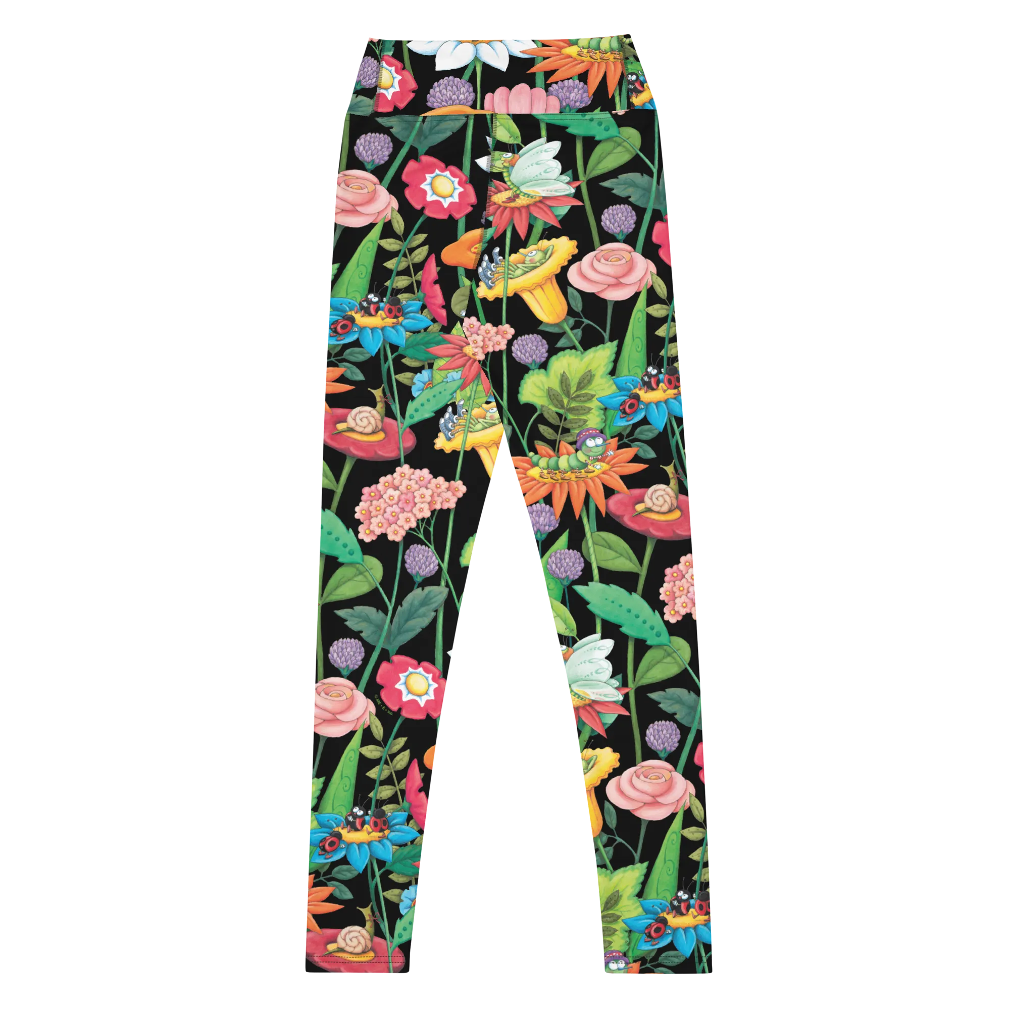 Spring Forest Garden Yoga Leggings