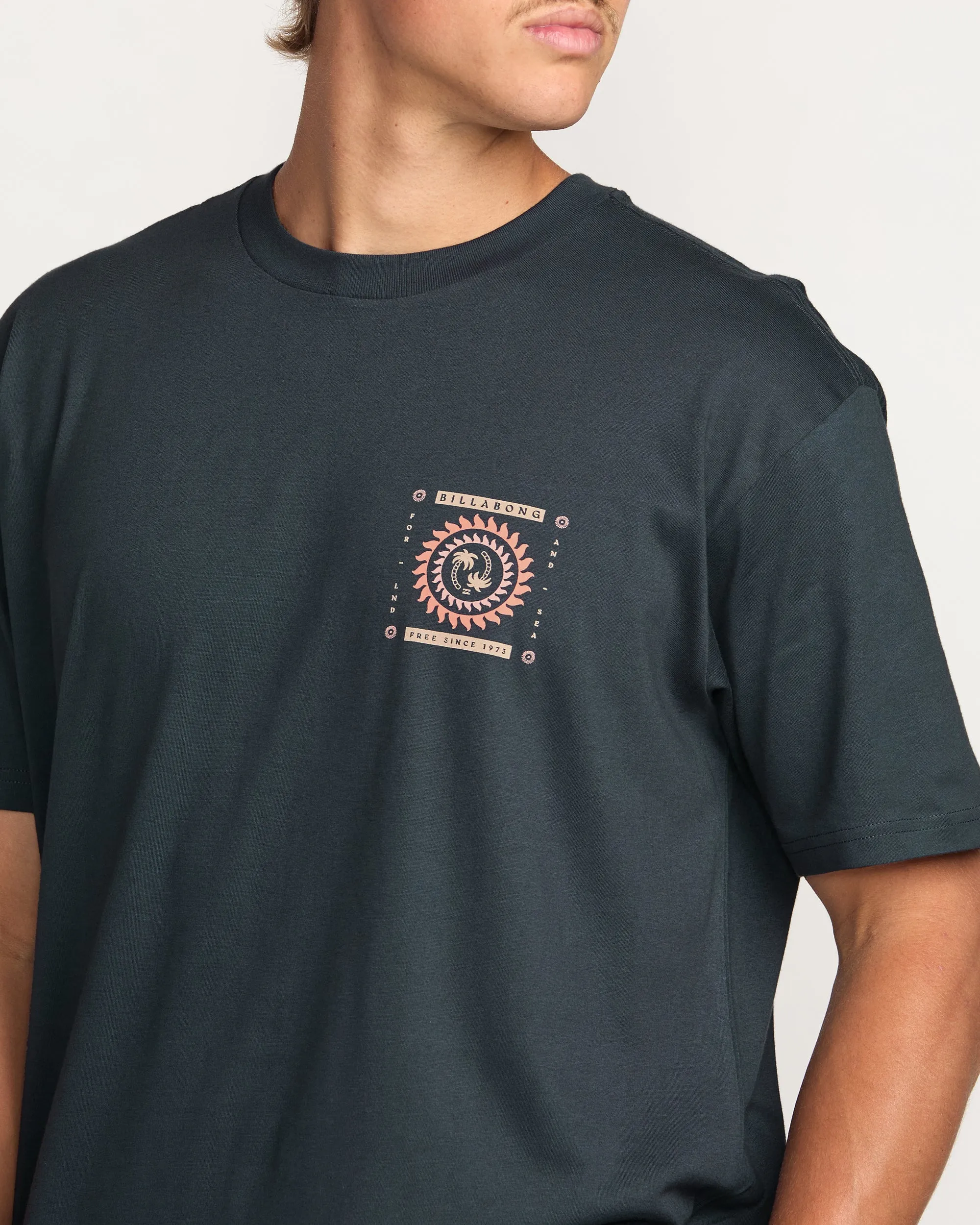 Spun Out Premium Tee - Aged Indigo Billabong