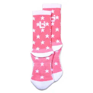Star Socks in Pink Ballislife