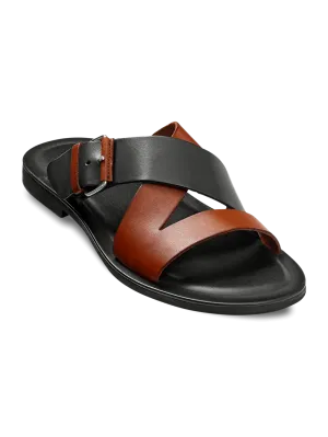 Stefano Sandal - Black/tan