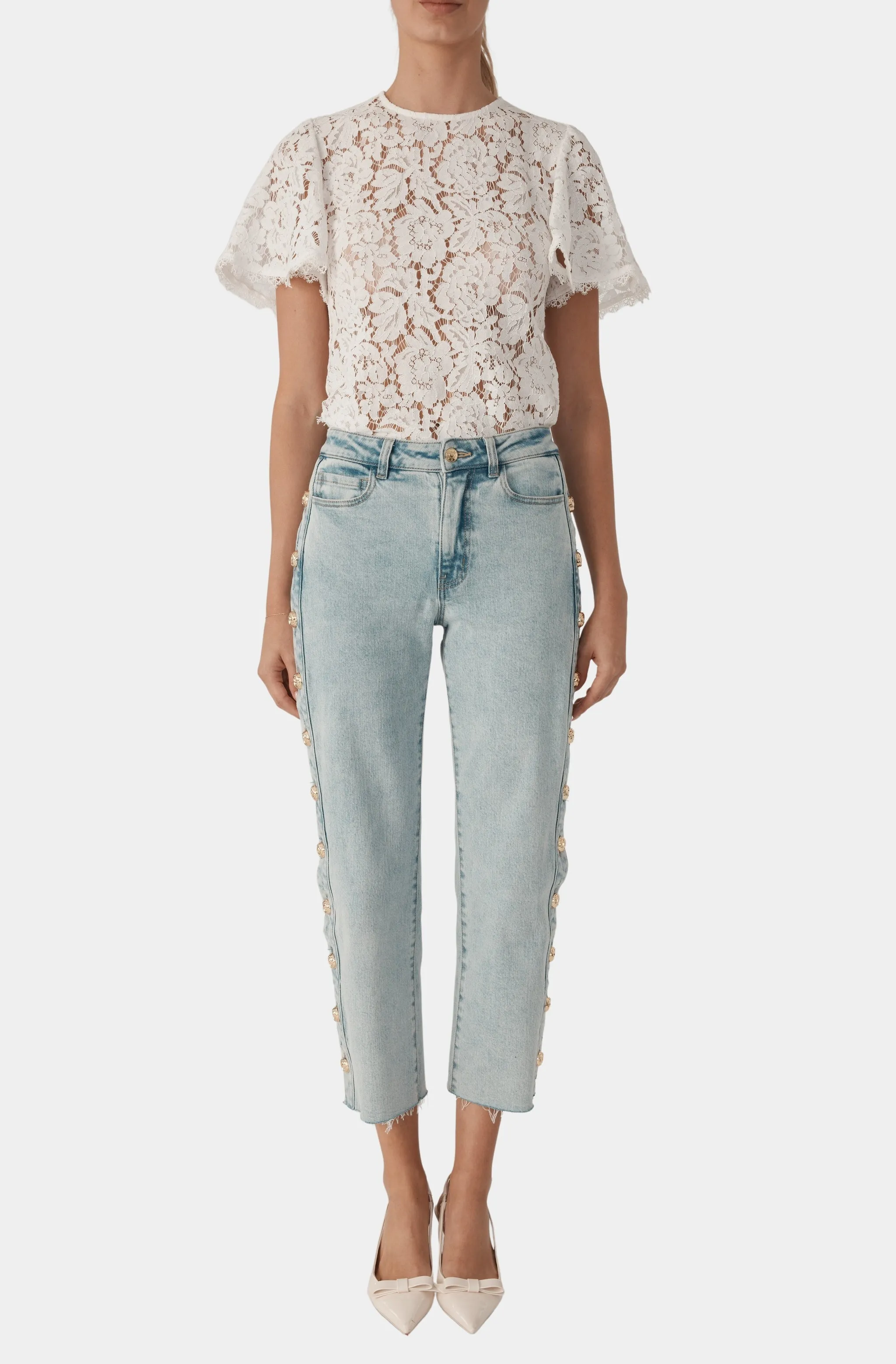 Stephen Denim Buttons Pants