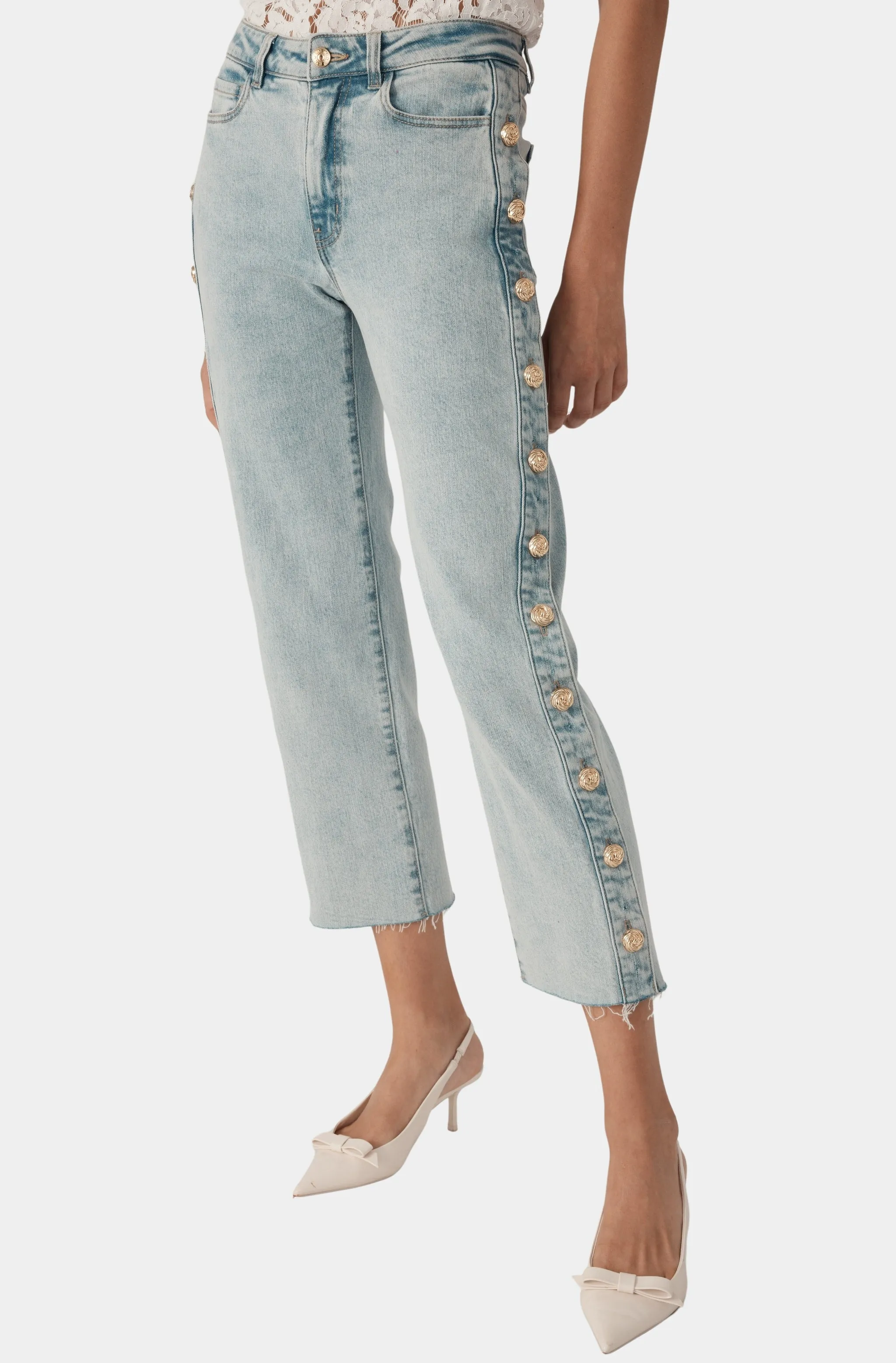 Stephen Denim Buttons Pants