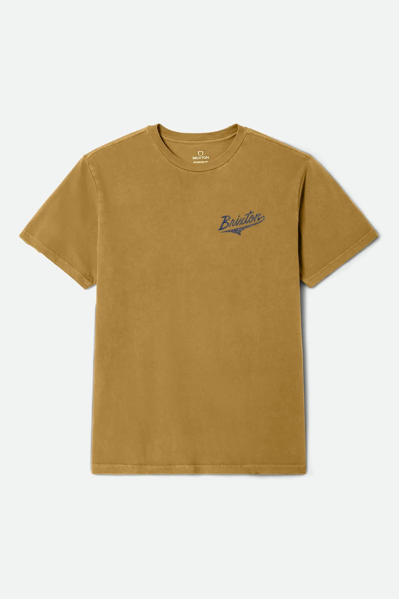 The League S/S Standard T-Shirt - Dijon Worn Wash Brixton