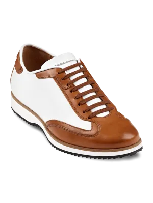 Theo Sneaker - Chestnut/white