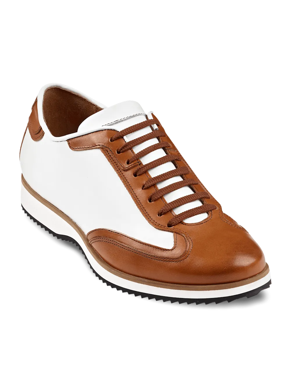 Theo Sneaker - Chestnut/white