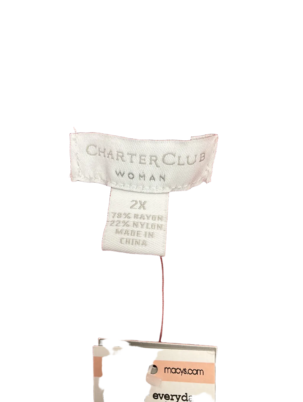Top Sleeveless By Charter Club  Size: 2x