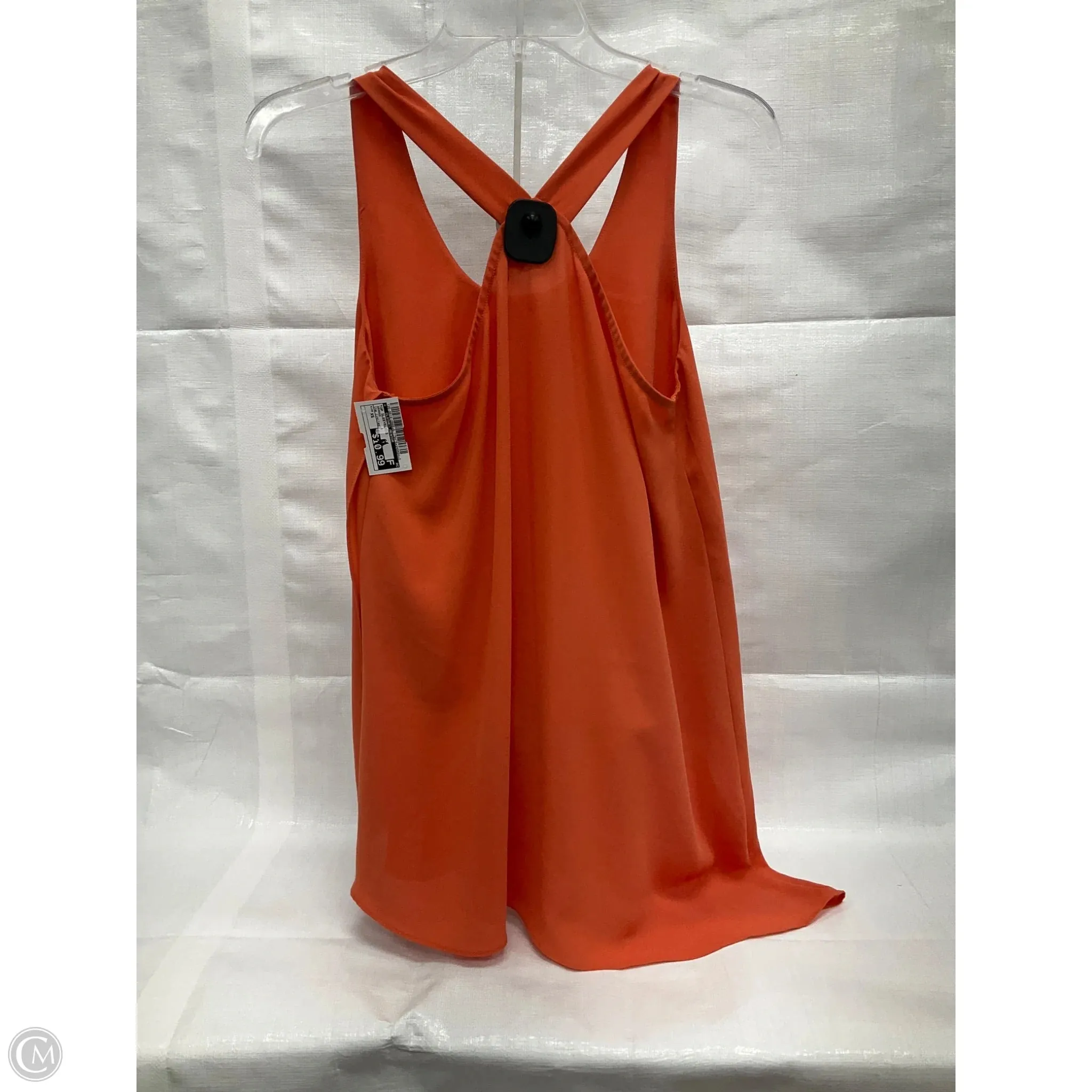 Top Sleeveless By Clothes Mentor In Orange, Size: Xs