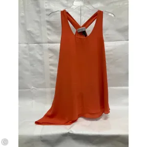 Top Sleeveless By Clothes Mentor In Orange, Size: Xs