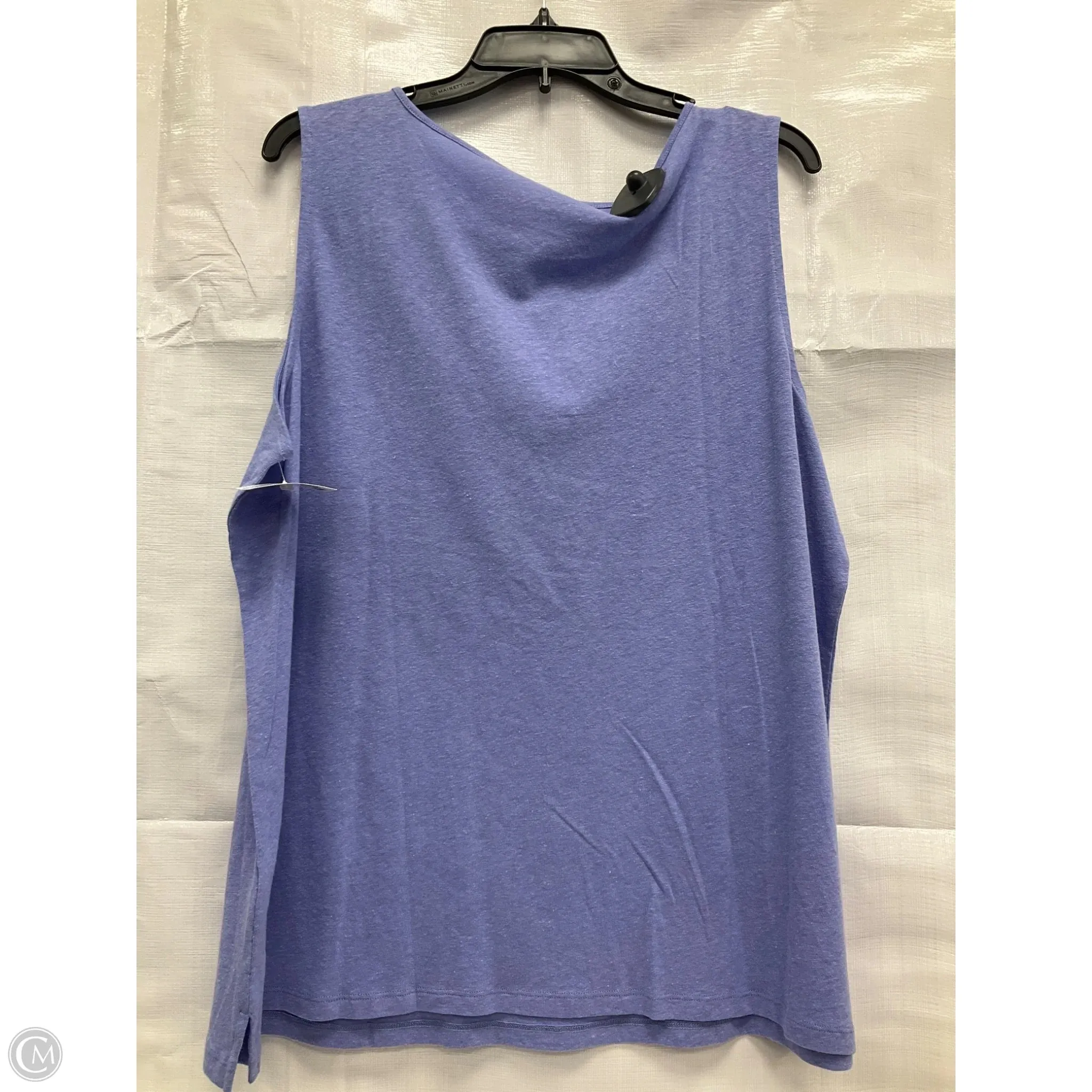Top Sleeveless By Talbots In Purple, Size: 2x