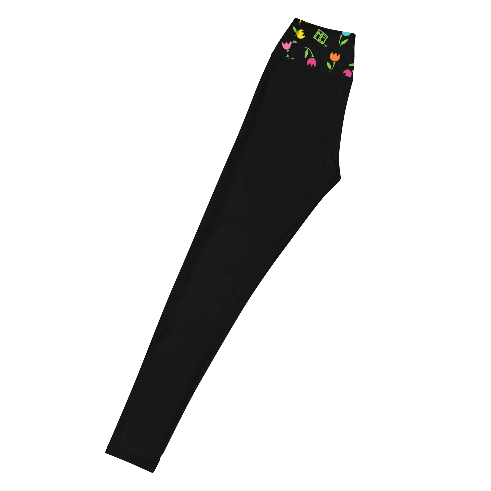 Tulips Banded Yoga Leggings
