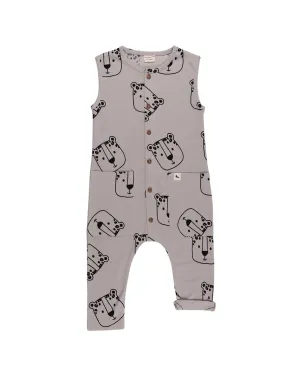 Turtledove London Snow Leopard Dungaree