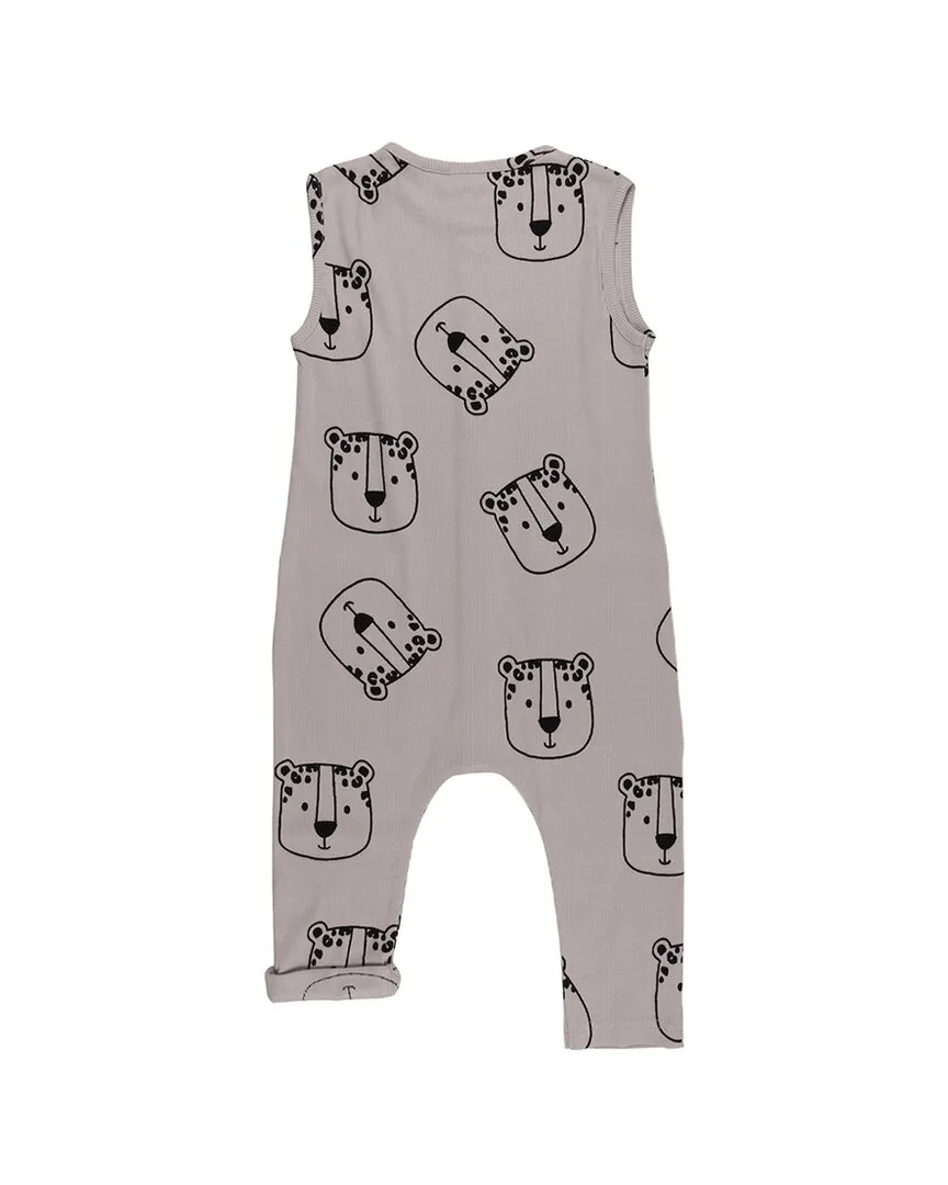 Turtledove London Snow Leopard Dungaree