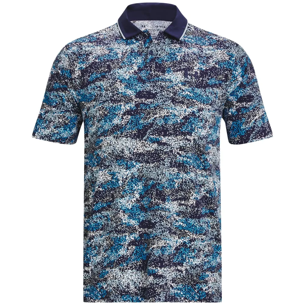 Under Armour Iso-Chill Edge Polo Shirt - Midnight Navy/Blizzard