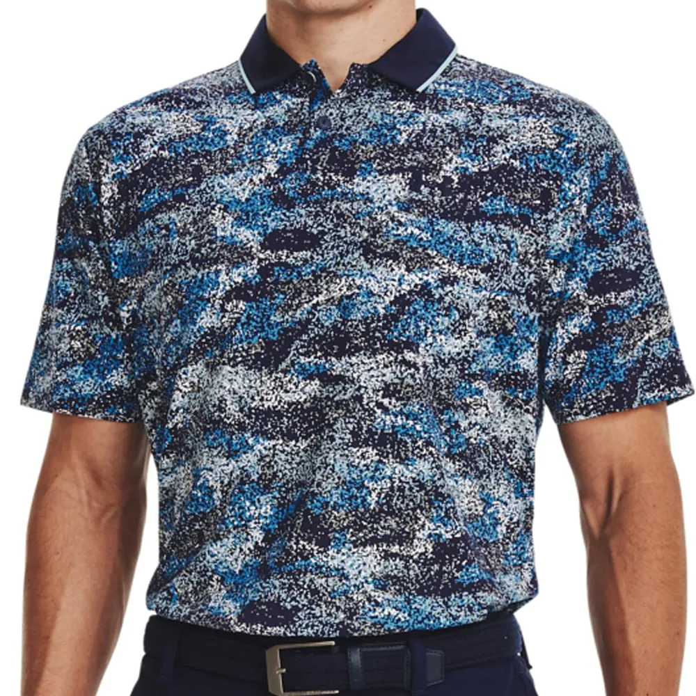 Under Armour Iso-Chill Edge Polo Shirt - Midnight Navy/Blizzard