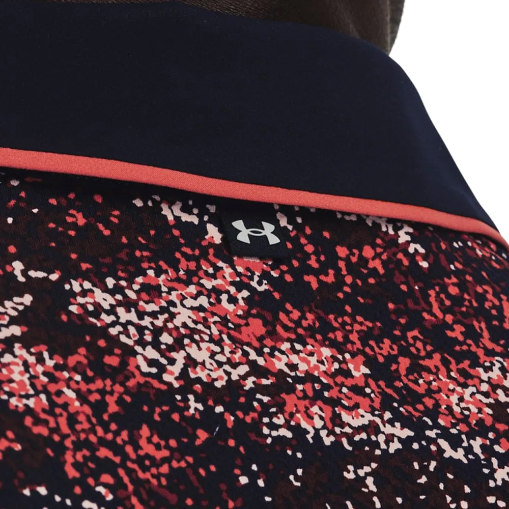 Under Armour Iso-Chill Edge Polo Shirt - Midnight Navy/Venom Red