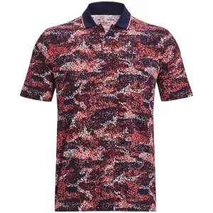 Under Armour Iso-Chill Edge Polo Shirt - Midnight Navy/Venom Red
