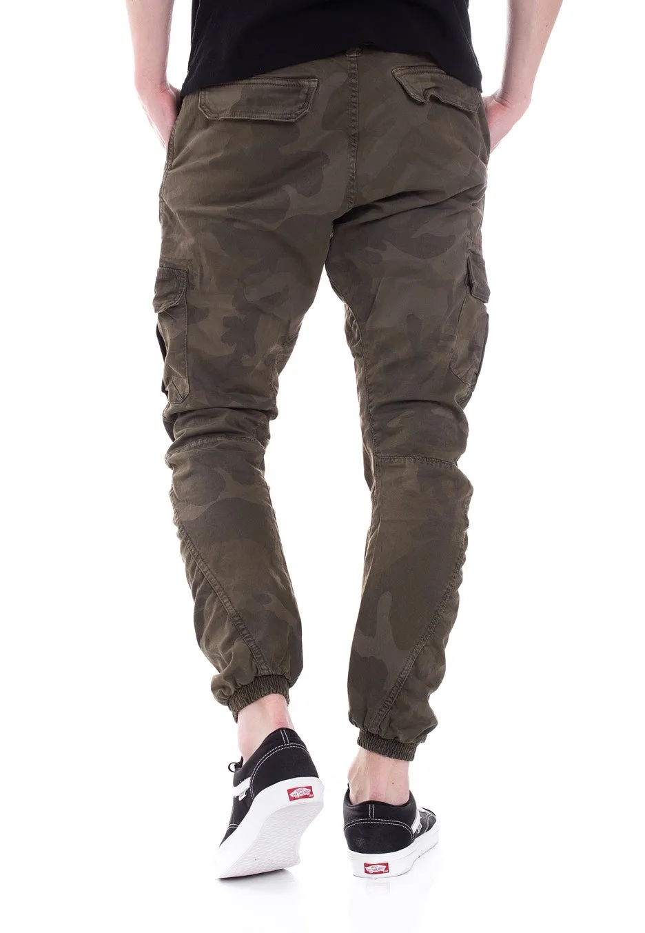 Urban Classics - Camo Cargo Olive Camouflage - Pants