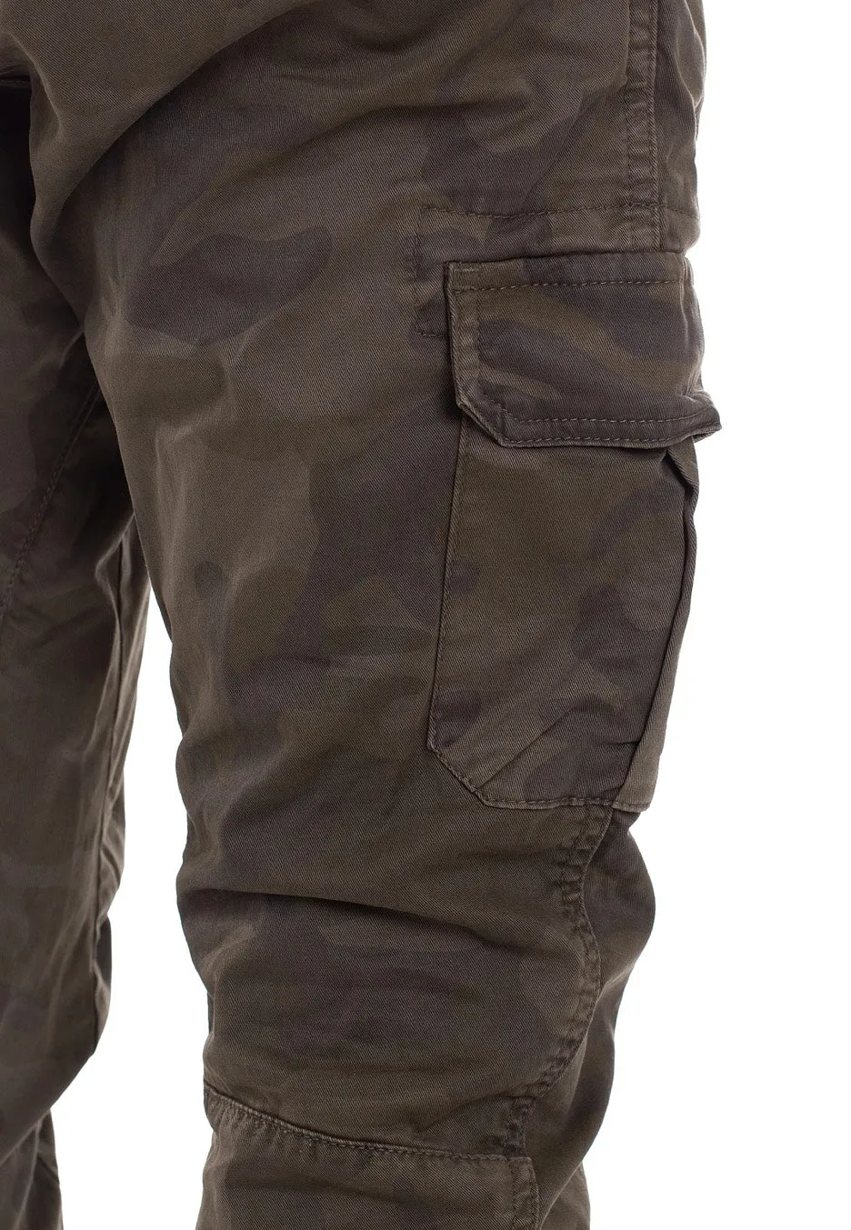 Urban Classics - Camo Cargo Olive Camouflage - Pants