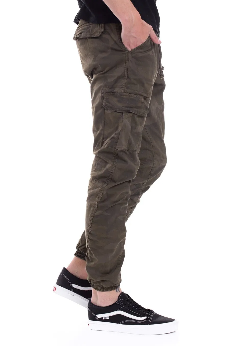 Urban Classics - Camo Cargo Olive Camouflage - Pants